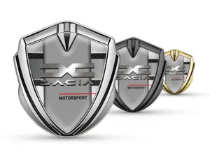 Dacia Emblem Metall Abzeichen Tuning Look Glänzend Detail